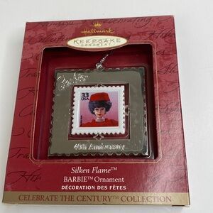 Vintage HALLMARK KEEPSAKE Barbie 40th Anniversary Stamp Christmas Ornament 1999